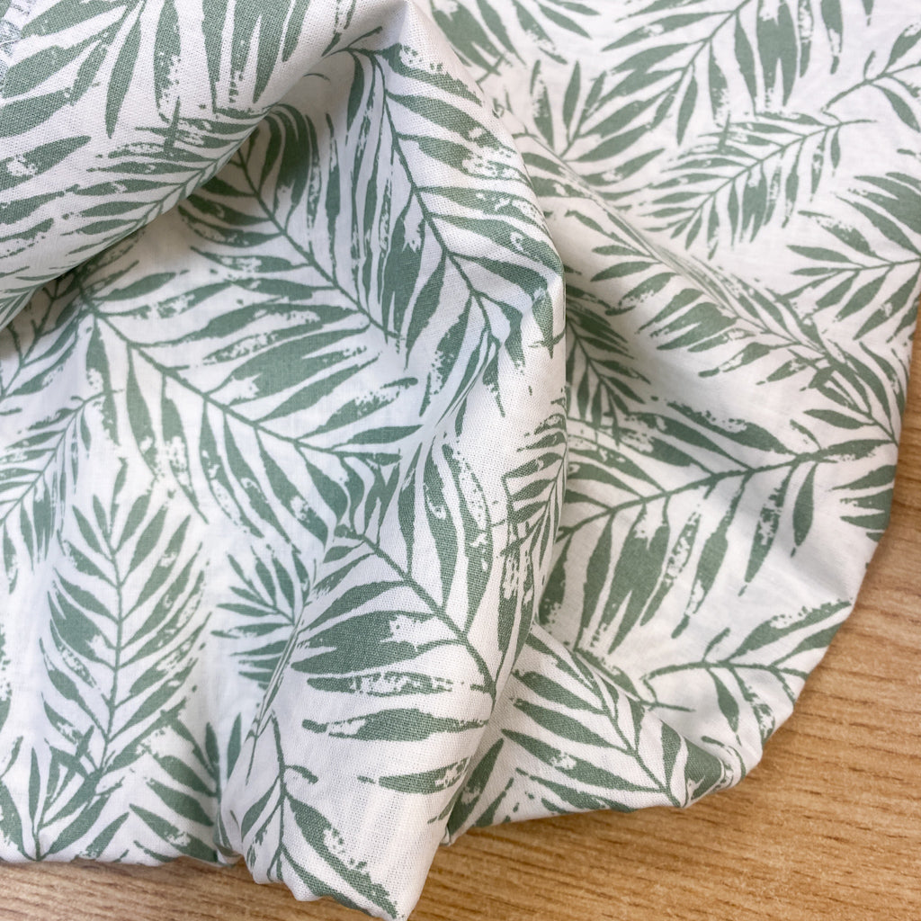 Algodón Orgánico Botanical Leaves