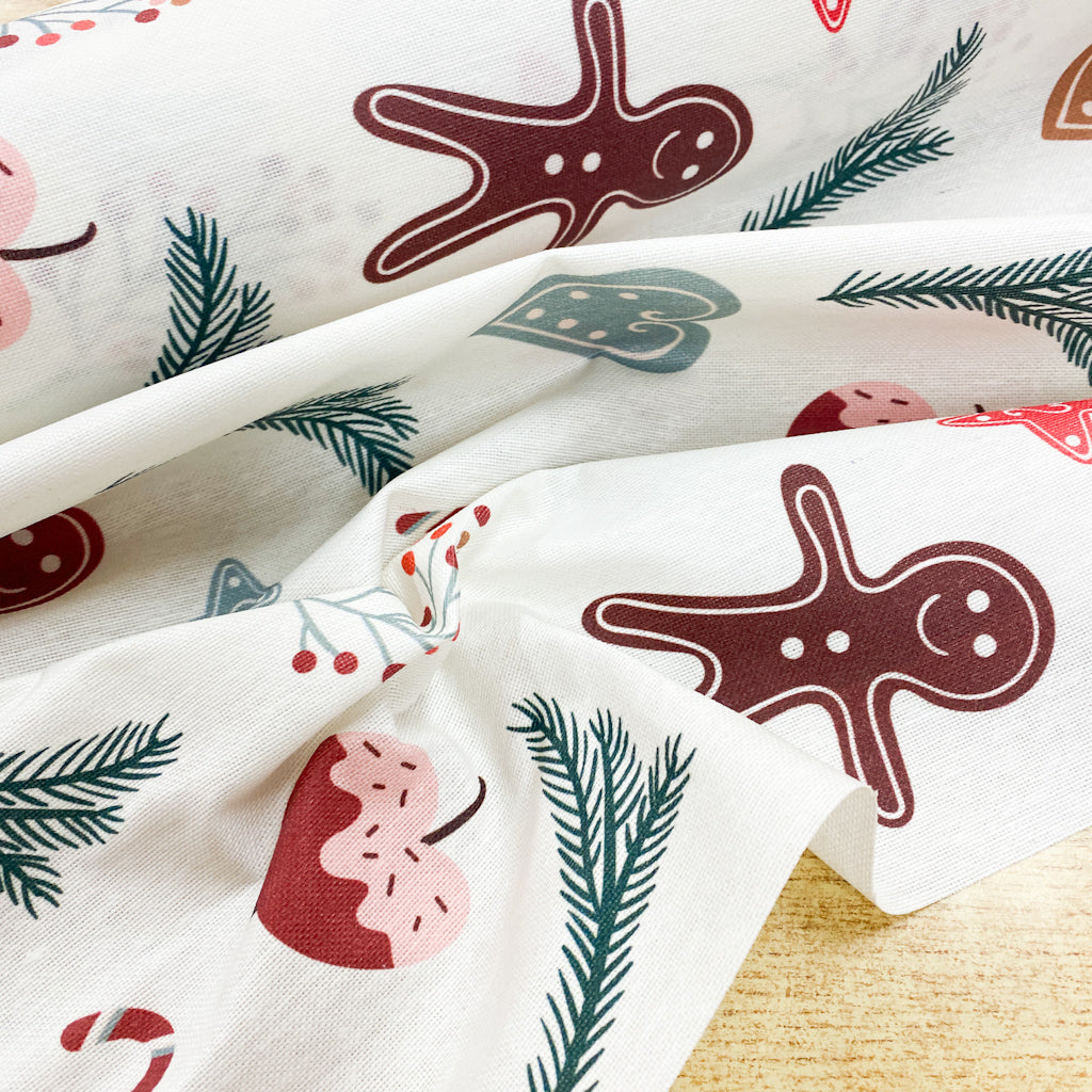 Loneta Impermeable Mantelería Navidad