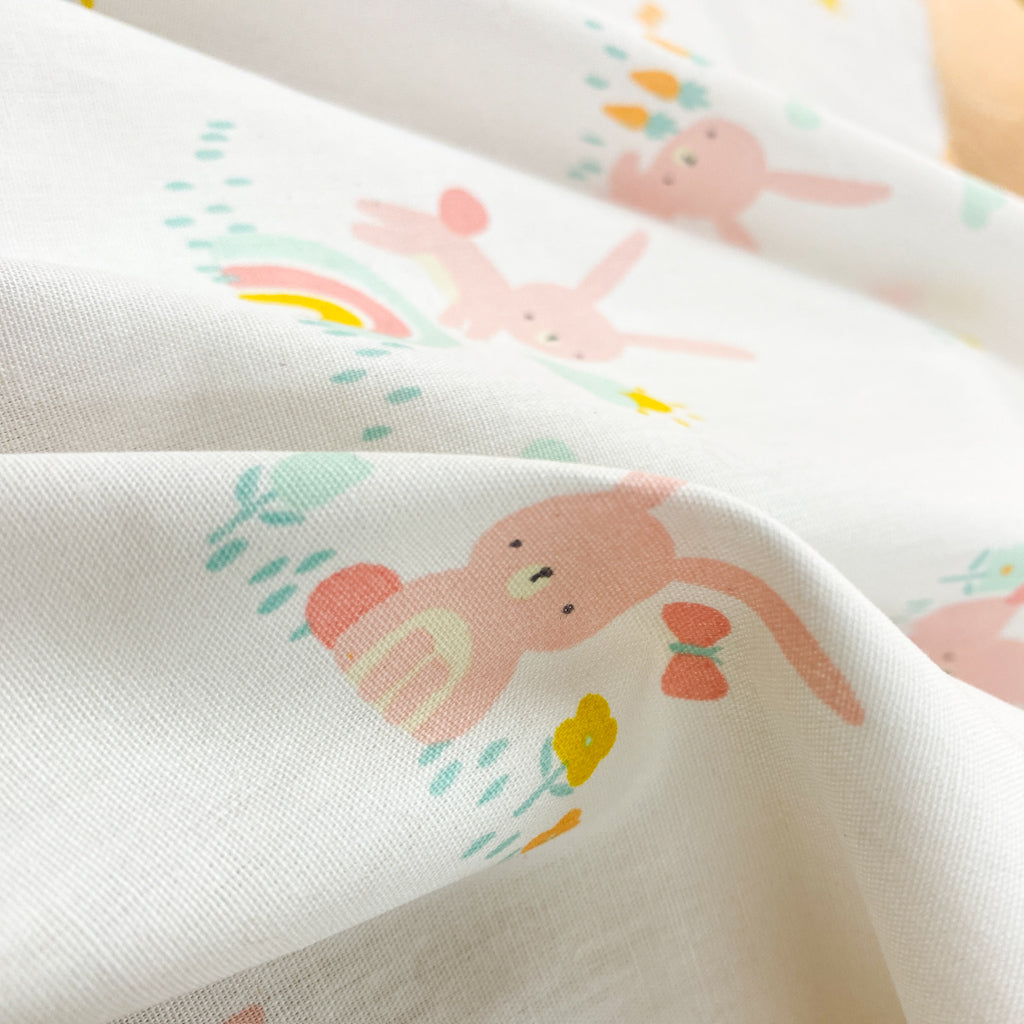 Algodón Rainbow Bunnies