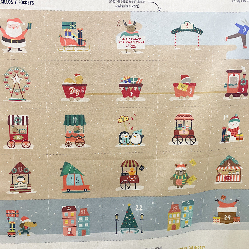 Panel Calendario Adviento Canvas