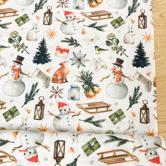 Algodón Vintage Christmas