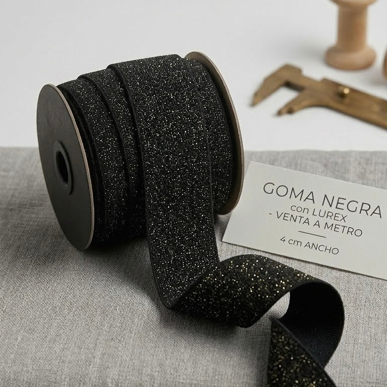 Goma Lurex 4cm